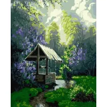 Qbee Malowanie po numerach - Letni deszcz 40x50cm