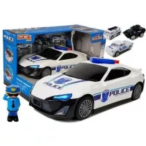 Policja i gara 2w1 ze wiatem i dwikiem Leantoys