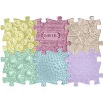 Mata podogowa sensoryczna Baby Set Pastel 6 elem Askato