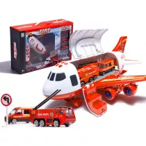Transporter samolot + 3 auta stra poarna