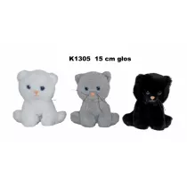 PLUSZAK KOT Z GLOSEM 15CM SIEDZACY SA Sun-Day
