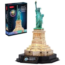Puzzle 3D Statua Wolno�ci LED Cubic Fun