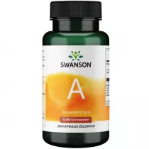 Swanson Witamina A 10000IU - suplement diety 250 kaps.