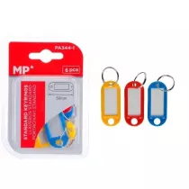 Zawieszki do kluczy 6 szt kolorowe