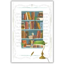 DaVinci Karnet 12x18cm + koperta Biblioteka