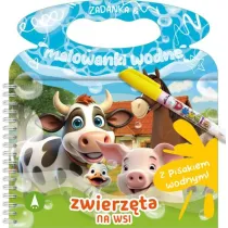 Malowanka 200X140 Zadanka & malowanki wodne. Zwierz�ta na wsi  PISAK SKRZAT 981031