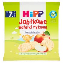 Hipp Jabłkowe wafelki ryżowe po 7. miesiącu 30 g Bio