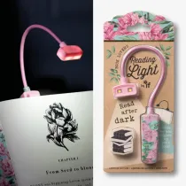 If Lampka do czytania Kwiaty Book lover's reading
