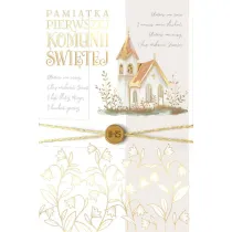 Kukartka Karnet Primus Komunia KPE-0246