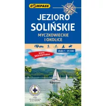 Mapa - Jezioro Soli�skie, Myczkowieckie 1:25 000