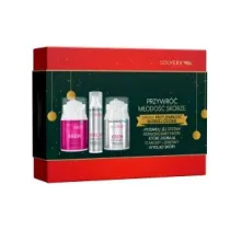 Solverx Zestaw prezentowy Przywr Modo Skrze Tonik + Serum odmadzajce +  Krem ' maska nocna 50 ml + 50 ml + 30 ml