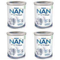 Nestle Nan Optipro Plus 5 Produkt na bazie mleka dla małych dzieci po 2,5 roku życia zestaw 4x 800 g