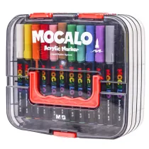 M&G Marker akrylowy Mocalo MG p�dzelkowy 48 kolor�w w skrzynce