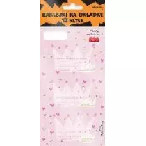 Henry Naklejki na zeszyty - Korony 12 szt.