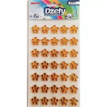 Brewis D�ety samoprzylepne kwiatki z�ote