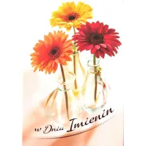 Art Nuvo Karnet B6 Kwiaty imieniny FF1288