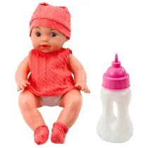 Lalka bobas z butelk 30cm Leantoys