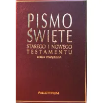 Biblia Tysi�clecia - opr. sk�rzana z�ote t�oczenia