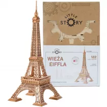 Robotime Little Story Drewniane Puzzle Model 3D - Wiea Eiffla