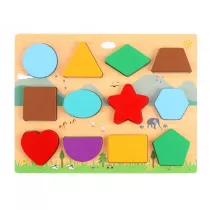 Puzzle Ukadanka drewniana Ksztaty Pro Kids