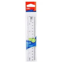 Deli Linijka 15 cm prze�roczysta