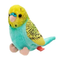 Maskotka ZOO Papuga falista lazurowo-��ta 13cm Beppe