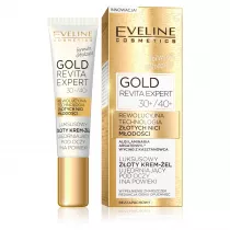 Eveline Cosmetics Gold Revita Expert luksusowy zoty krem-el ujdrniajcy pod oczy i na powieki 30+/40+ 15 ml