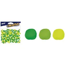 MFP Pompony 1,5cm/120 szt. zielone mix