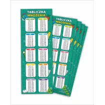 LearnHow Zakadki do ksiek. Tabliczka mnoenia 5 szt.