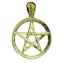 Sotis Pentagram Tybeta�ski Ag925 + Au 24kar, 6,7g