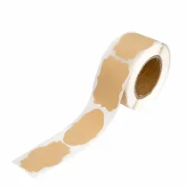 dpCraft Naklejki na rolce etykiety vintage kraft 5x3cm 250