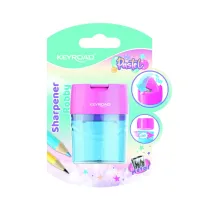 Keyroad Temper�wka plastikowa pastel podw�jna z pojemnikiem