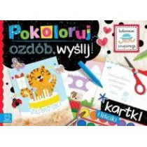 POKOLORUJ, OZD�B, WY�LIJ. KARTKI I LI�CIKI