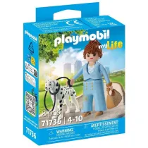 Playmobil My Life Kobieta z dalmaty�czykiem 71736