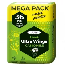 Carin Camomile Ultra Wings podpaski ze skrzydekami 36 szt.