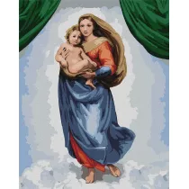 Ideyka Malowanie po numerach - Madonna Syksty�ska 40x50cm