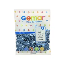 Godan Balony shiny niebieskie 12cm 100 szt