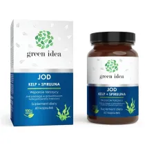 Green Idea JOD kelp + spirulina suplement diety 60 kaps.