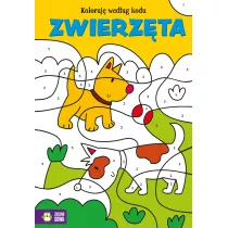 Koloruj wedug kodu. Zwierzta