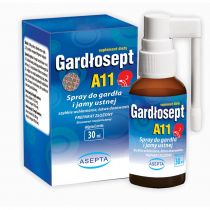 Asepta Gardłosept A11 Spray do gardła - suplement diety 30 ml