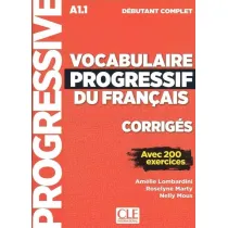 Vocabulaire progressif du Francais niveau debutant complet A1.1 corriges