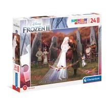 Puzzle maxi 24 el. Supercolor. Frozen 2 Clementoni