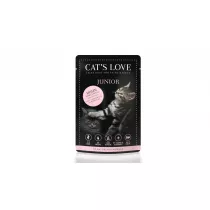 Cats Love Junior chicken - kurczak w naturalnej galaretce 85 g