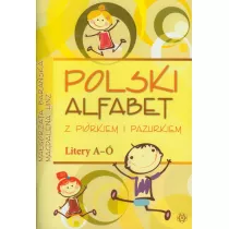 Polski alfabet z pirkiem i pazurkiem Litery A-