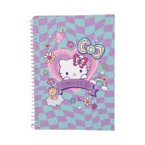 Patio Ko�obrulion B5 100k. w kratk� plastikowa spirala Hello Kitty wz�r 2