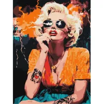 Ideyka Malowanie po numerach - Monroe w Hollywood 30x40cm
