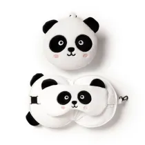 Puckator Pluszowa poduszka podr�na z opask� na oczy Relaxeazzz - Panda