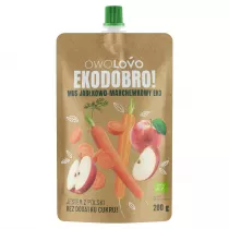 Owolovo Mus jabkowo-marchewkowy Ekodobro 200 g Bio