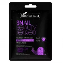 Bielenda Snail Beauty Secrets czarna maska w pacie