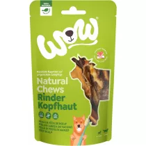Wow Natural Chews Rinderkopfhaut - suszona skra woowa z gowy 350 g